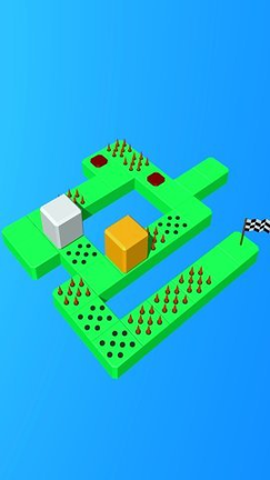 滑动立体块3d