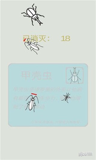 按死蟑螂
