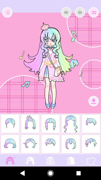 粉彩女孩