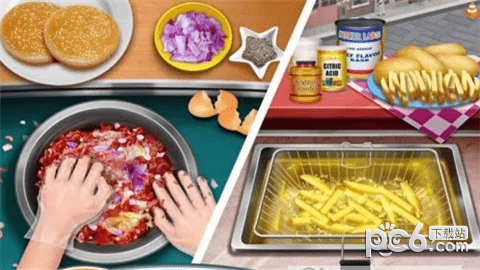 美味的街头食品制作