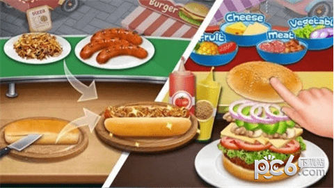 美味的街头食品制作