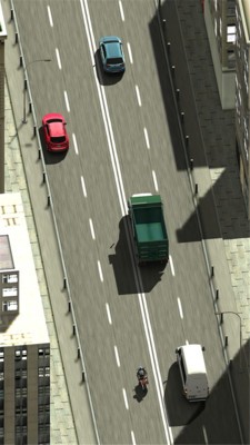 驾驶公路摩托赛车