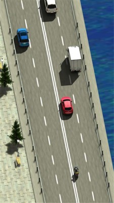 驾驶公路摩托赛车