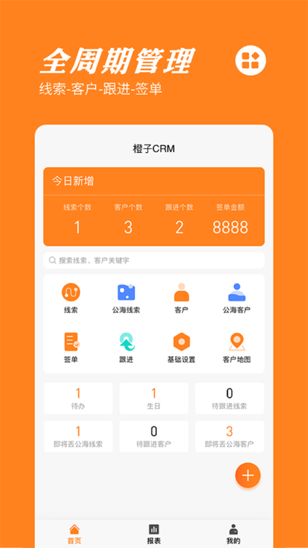 橙子crm