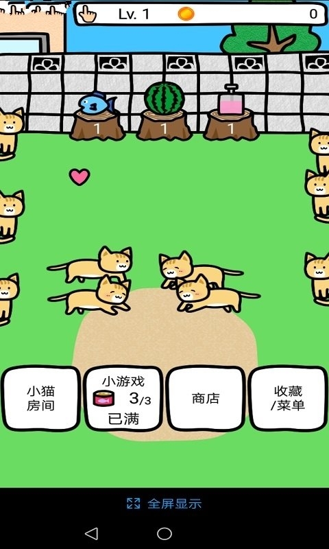 和猫咪行走