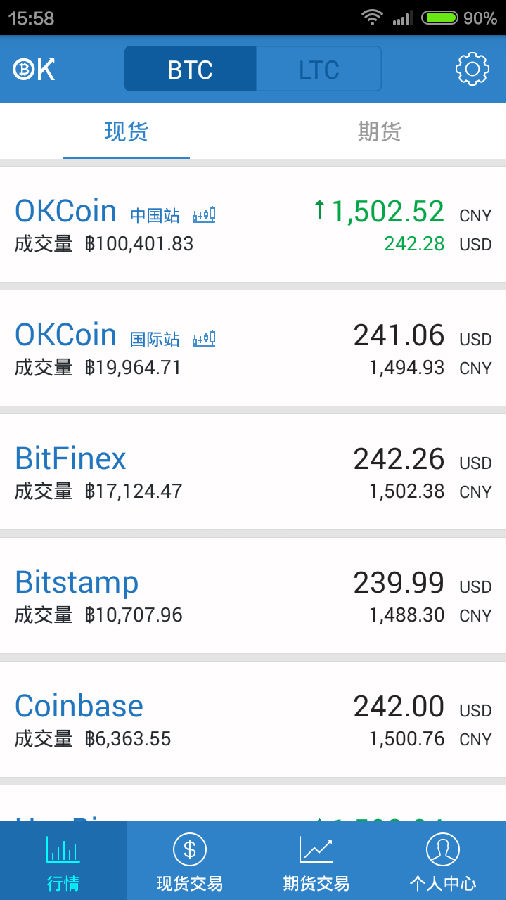 okcoin交易所