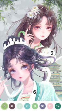 花花涂色