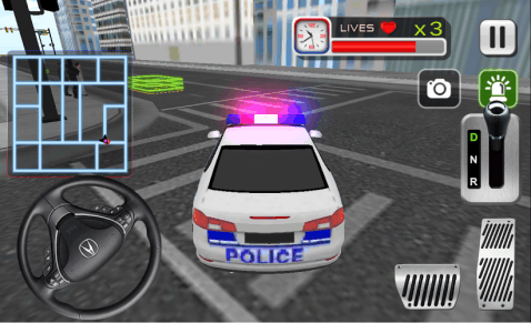 疯狂的警车司机3d