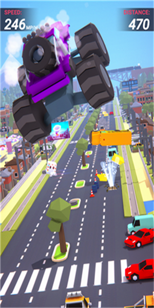 跳跃卡车3d