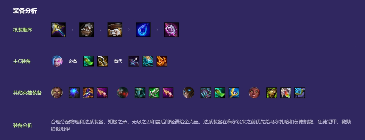 金铲铲之战蓝发九五怎么玩