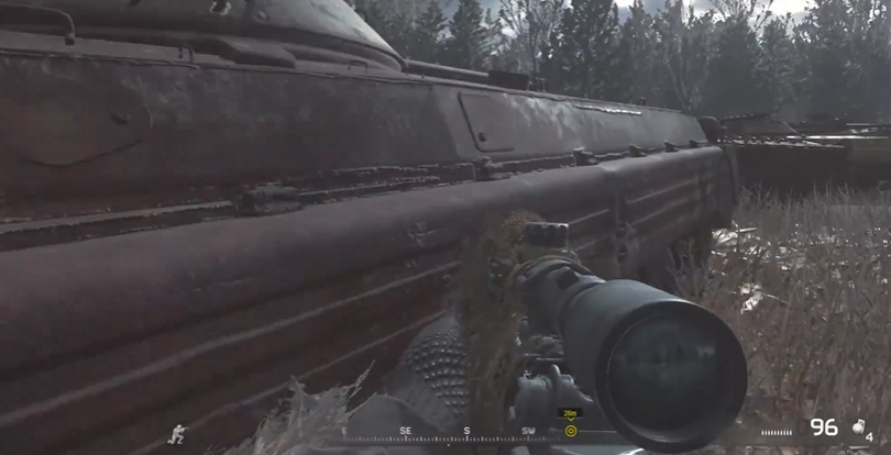 使命召唤4双人狙击怎么过的