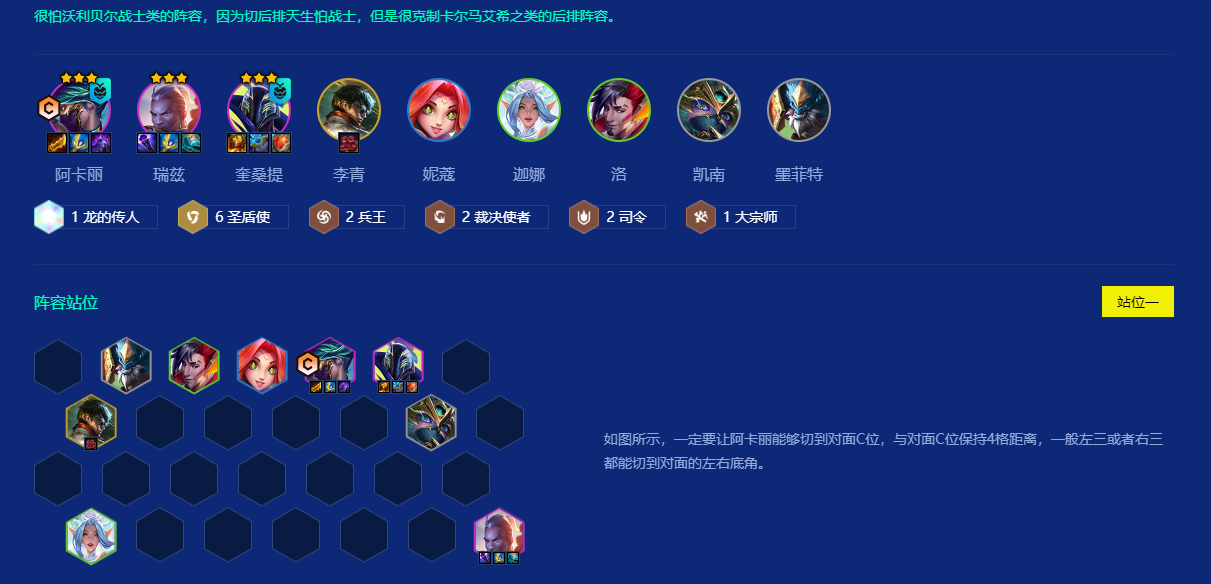 金铲铲之战圣盾阿卡丽怎么玩 金铲铲之战圣盾阿卡丽怎么玩