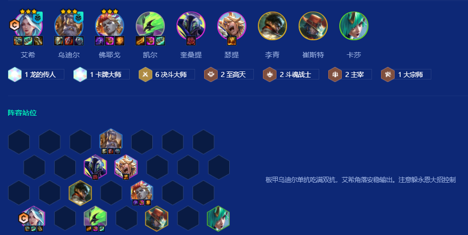 金铲铲之战s15决斗艾希怎么玩