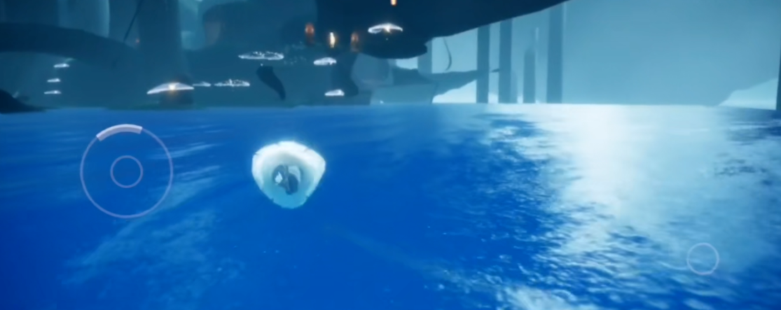 光遇雨林水帘洞怎么过