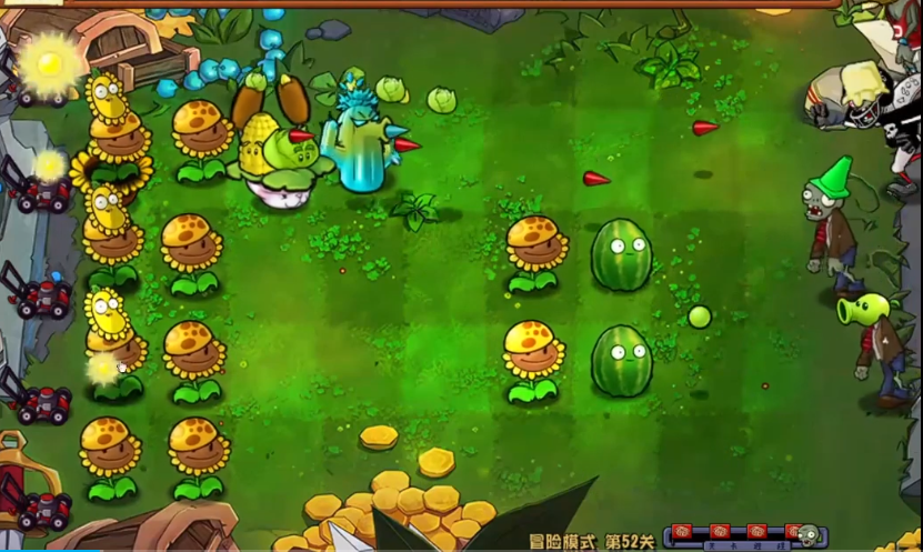 植物大战僵尸杂交版第52关怎么过关