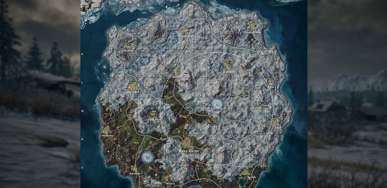 绝地求生雪地地图怎么跳伞