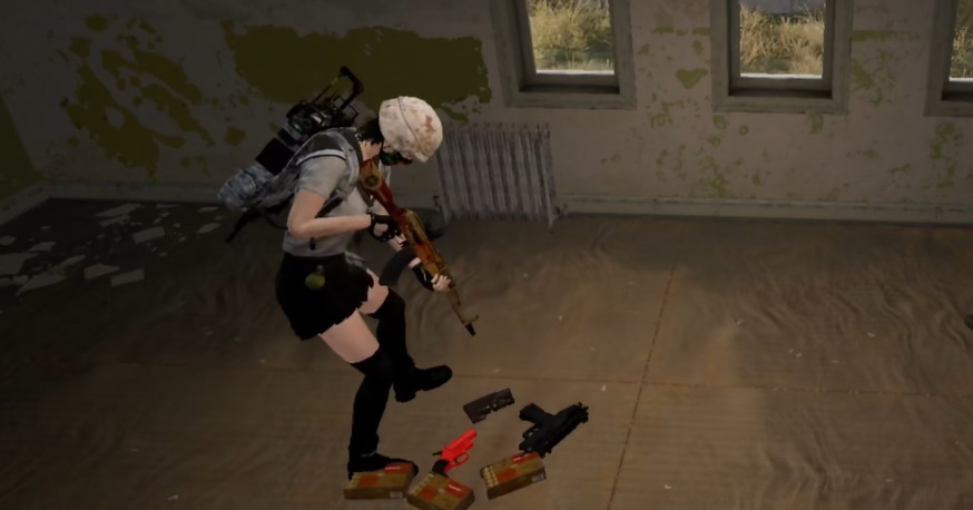 绝地求生空投怎么原地打