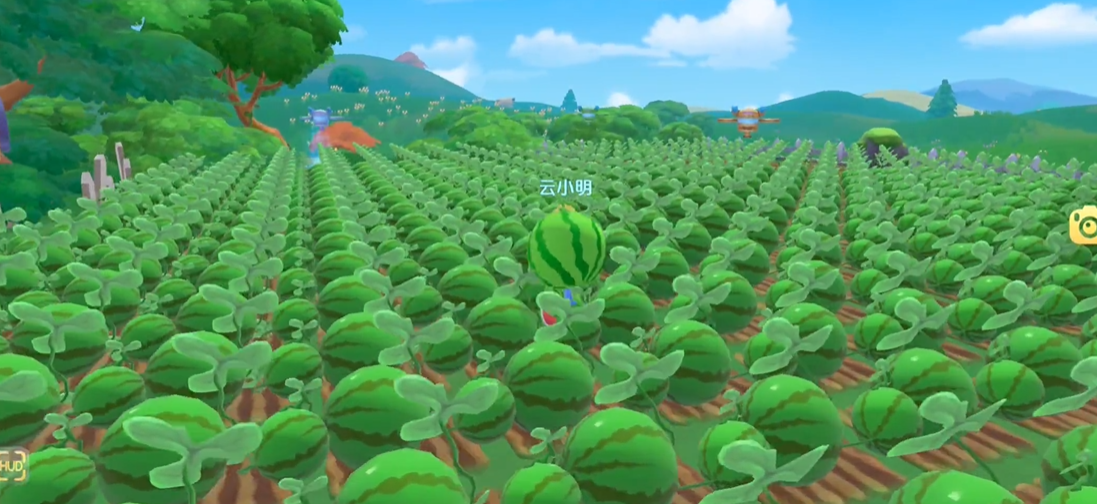 摩尔庄园手游怎么捡西瓜