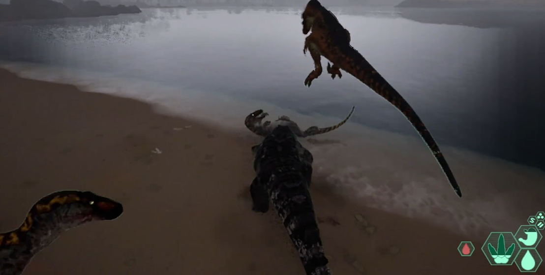 恐龙岛鳄鱼怎么叼东西