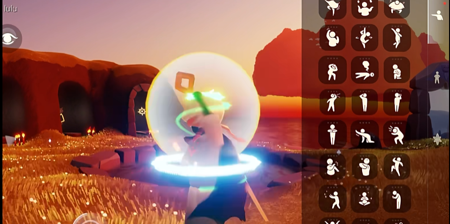 光遇里人物如何转圈