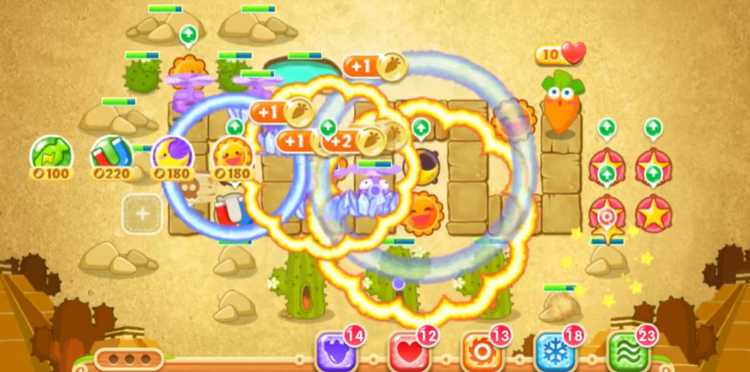 保卫萝卜二66关怎么过