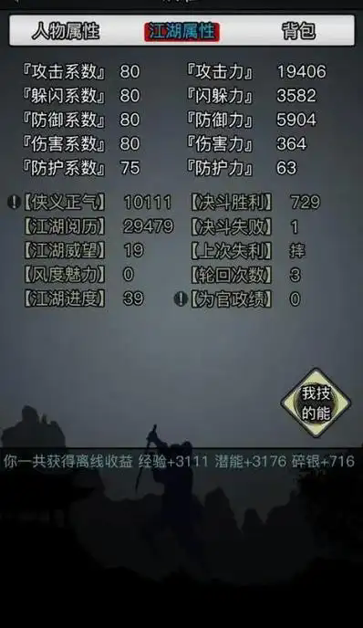 放置江湖技能等级有什么用 放置江湖技能等级有什么用