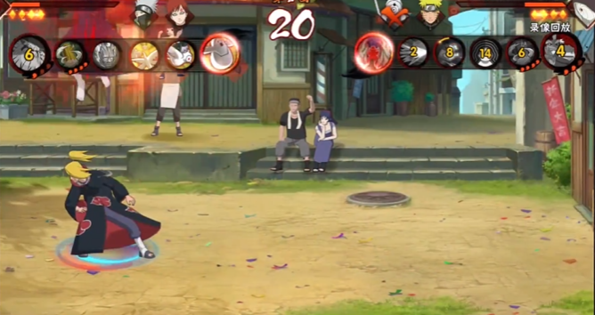 火影忍者手游如何打过迪达拉