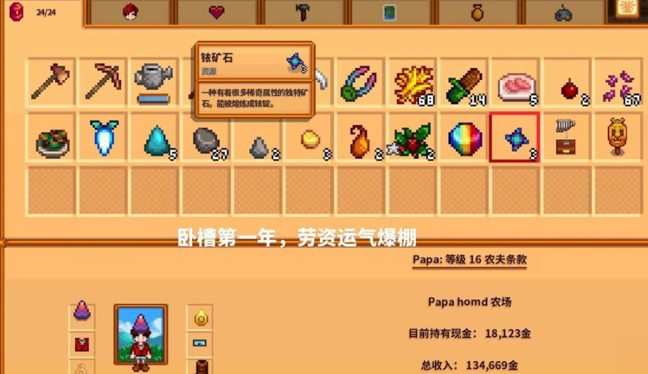 星露谷物语哪些矿石要留着