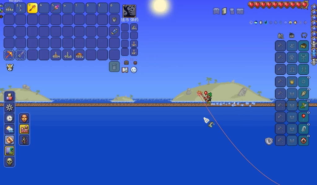 泰拉瑞亚钓猪鲨用什么鱼竿 泰拉瑞亚钓猪鲨用什么鱼竿