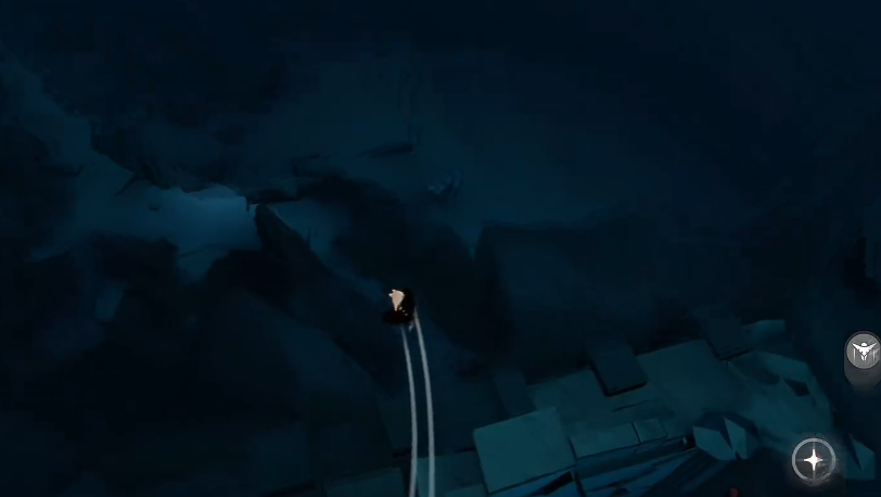 光遇暴风眼小金人走廊怎么飞