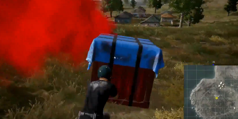 绝地求生如何跳伞捡空投