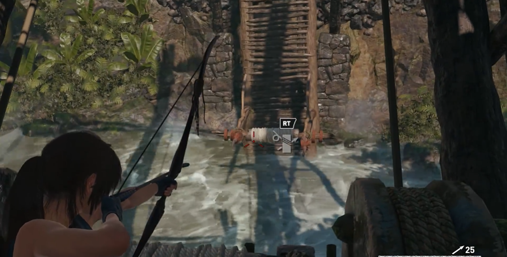 古墓丽影崛起断桥怎么过去